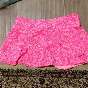 Pinks and White Nike Tennis Skirt